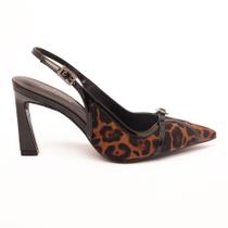 Slingback Sapato da Corte Salto Alto Fivela Strass Slingback Sapato da Corte Salto Alto Fivela Strass