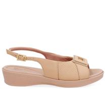 Slingback usaflex joanetes couro anabela ref ud04003 feminino Slingback usaflex joanetes couro anabela ref ud04003 feminino
