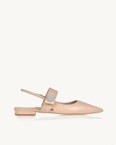 Slingback Uza Couro Venice Sand - M26S116A0022 Slingback Uza Couro Venice Sand - M26S116A0022
