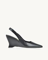 Slingback Uza Salto Médio Venice Preta - Z26R108A0003 Slingback Uza Salto Médio Venice Preta - Z26R108A0003