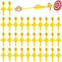 Slingshot Chicken Rubber Dshengoo, pacote com 50 unidades, amarelo