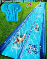 Slip and Water Slide Spring Water 32 pés com aspersor Blue Shark