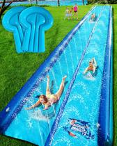 Slip and Water Slide Spring Water Water 8m com aspersor Blue Shark