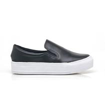 Slip on básico casual feminino