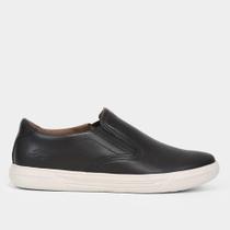 Slip On Couro Pegada Liso Masculino