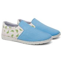 Slip On Ecopé Estampado Unissex Sustentável Ecológico e Vegano Ecofriendly Casual
