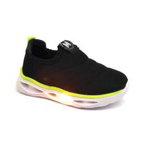 Slip On Infantil Molekinho Com Led Menino