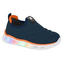 Slip On Infantil Molekinho Com Led Menino Slip On Infantil Molekinho Com Led Menino
