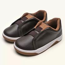 Slip On Infantil Molekinho Vermont Liso - Marrom