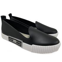 Slip On Moleca Neo Casual Feminino - Preto