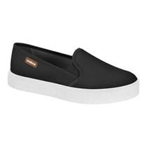 Slip On Moleca Preto Ref: 5712.304 Slip On Moleca Preto Ref: 5712.304