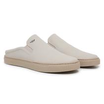 Slip On Mule Masculino Em Couro Lecas Conforto, Estilo Tamanho:41 BRCor:Branco