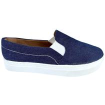Slip-On Tecido Jeans Clean - ULLY