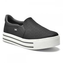 Slip On Via Marte 010-009-01 Matelassê Flatform Feminino