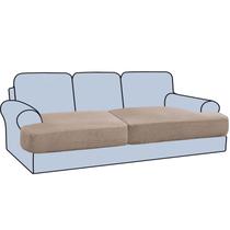 Slipcovers H.VERSAILTEX Stretch, 2 peças, almofada de sofá, areia