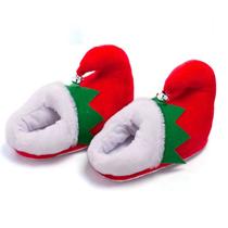 Slippers Bell, chapéu de Natal, padrão de palhaço, anime de pelúcia