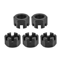 Slotted Hex Castle Nuts DTGN M24x2mm (DxP), pacote com 5 unidades Slotted Hex Castle Nuts DTGN M24x2mm (DxP), pacote com 5 unidades