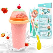 Slushie Cup Bollove Frozen Magic Slushy Maker Pink