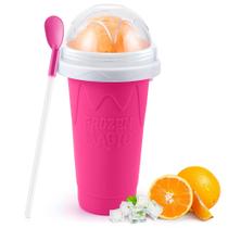 Slushie Maker Cup RELPOM Magic Quick Frozen Smoothies rosa