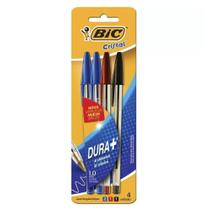SM caneta Bic cristal c/4 c/3 cores