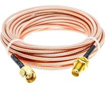 SMA Macho Para SMA Fêmea RG316 Cabo Coaxial Bulkhead Crimp Connector RF Extensão Jumper Fio