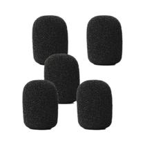 Small Foam Mini Microfone Covers, Headset Mic Cover, Proteção Headset para Lavalier, 5 pcs