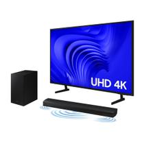 Smart Big TV 75" UHD 4K 75DU7700 2024 + Soundbar HW-B550