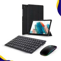 Smart Case + Teclado E Mouse Para Tab Galaxy A8 X200 X205