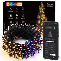 Smart Christmas String Lights Brizled 20m 200LED com mudança de cor Smart Christmas String Lights Brizled 20m 200LED com mudança de cor