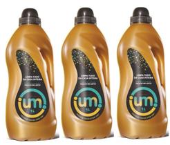 Smart Clean Um Limpador Multiuso Ultra Moléculas 1 Litro Kit com 3