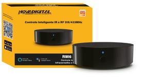 Smart Controle Remoto Universal Wifi IR Rf315 RF433mhz Alexa Rm6 Pro