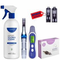 Smart Derma Pen + Clorex + Analyzer + 10 Cartuchos Smart Gr