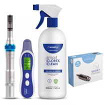 Smart Derma Pen + Clorex + Analyzer + 10 Cartuchos Smart Gr