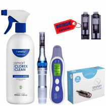 Smart Derma Pen + Clorex + Analyzer + 10 Cartuchos Smart Gr