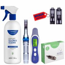 Smart Derma Pen + Clorex + Analyzer + 10 Cartuchos Smart Gr