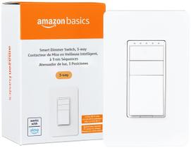Smart Dimmer Switch Amazon Basics 3-Way funciona com Alexa Smart Dimmer Switch Amazon Basics 3-Way funciona com Alexa