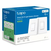 Smart Dimmer Switch TP-Link Tapo Matter Voice Control, pacote com 2 Smart Dimmer Switch TP-Link Tapo Matter Voice Control, pacote com 2