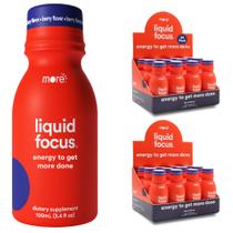 Smart Drink More Labs Liquid Focus 150 mg de cafeína, pacote com 24