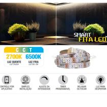 Smart Fita LED Inteligente Alexa Google WI-FI 4,8W 05 metros CCT - 60LED/Metros Bivolt - Taschibra