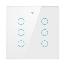 Smart Interruptor Inteligente WiFi 6 Canais/Teclas Touch Branco para Automação