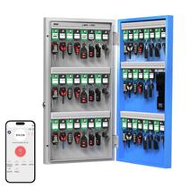 Smart Key Cabinet WeHere, controle remoto Bluetooth de 48 teclas para montagem em parede