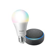 Smart Lâmpada Para Alexa Echo Google Home Wifi 10w Rgb Elgin