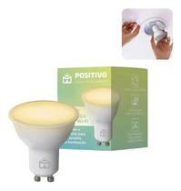 Smart Lâmpada Spot WiFi Positivo GU10 4,5W RGB Compatível Alexa Google
