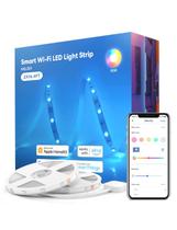 Smart LED Strip Lights Meross 10m WiFi RGB com controle de voz Smart LED Strip Lights Meross 10m WiFi RGB com controle de voz