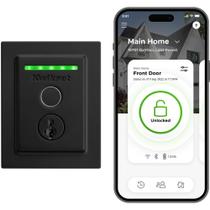 Smart Lock Kwikset Halo Touch Impressão digital Wi-Fi preto fosco Smart Lock Kwikset Halo Touch Impressão digital Wi-Fi preto fosco