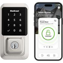 Smart Lock Kwikset Halo Wi-Fi com entrada sem chave em níquel acetinado Smart Lock Kwikset Halo Wi-Fi com entrada sem chave em níquel acetinado