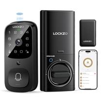 Smart Lock Lockzo com câmera Campainha WiFi 6 em 1 IP65