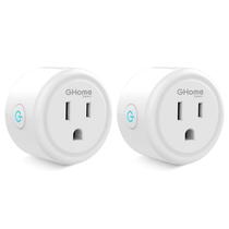 Smart Mini Smart Plugs Home Work com Alexa e Google Home, pacote com 2