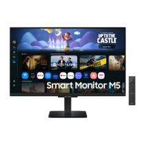 Smart Monitor Samsung M5 27", Plataforma Tizen, USB, HDMI, Bluetooth, FHD, Preto, 2025 Smart Monitor Samsung M5 27", Plataforma Tizen, USB, HDMI, Bluetooth, FHD, Preto, 2025
