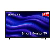 Smart Monitor TV 43" FHD LS43F6000FGXZD, com Bixby (Voice Ready) - SAMSUNG Smart Monitor TV 43" FHD LS43F6000FGXZD, com Bixby (Voice Ready) - SAMSUNG